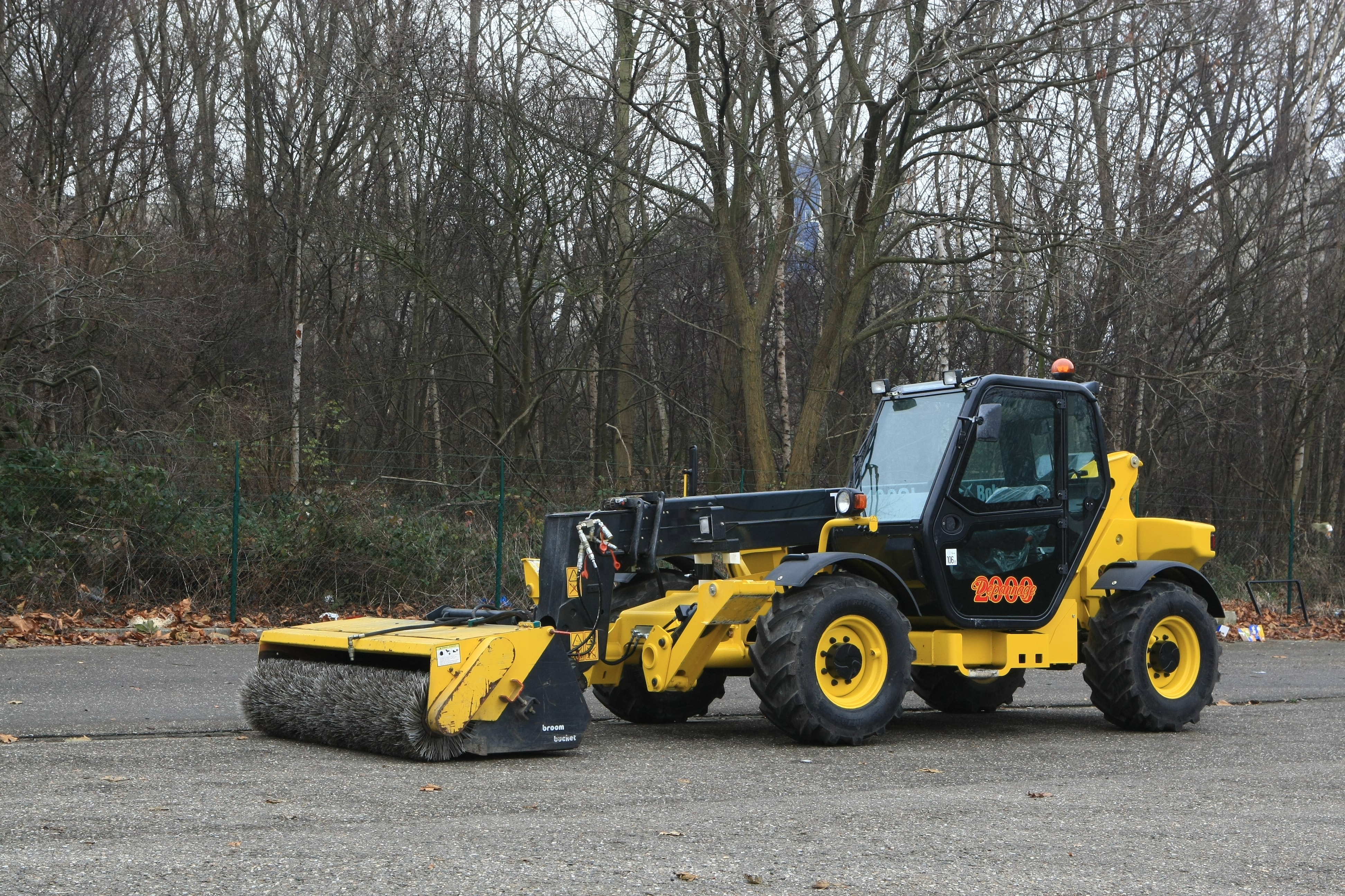 Bobcat-minilader ingezet als ondersteuning